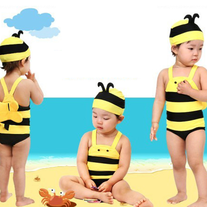 Childrens-Swimsuit-Lovely-Honey-Bee-Hot-Spring-Holiday-Swimming-suit-Baby-Swimwear-1310746