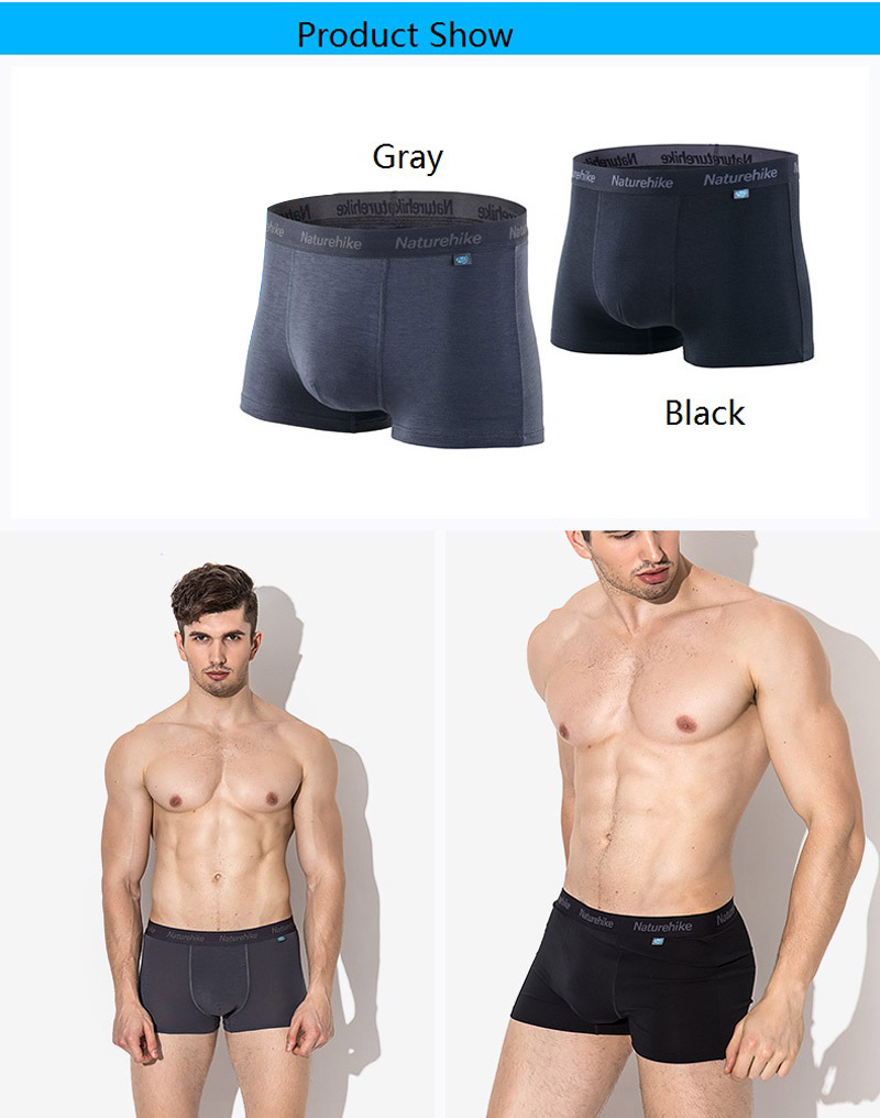 NATUREHIKE-CoolMAX-Mens-Sports-Shorts-Underwear-Antibacterial-Underpants-Quick-Drying-Breathable-1161562