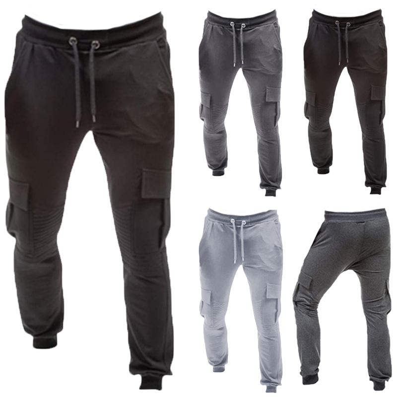 Men-Gym-Sport-Running-Baggy-Pant-Jogging-Slim-Fit-M-3XL-Casual-Cargo-Trousers-1244306