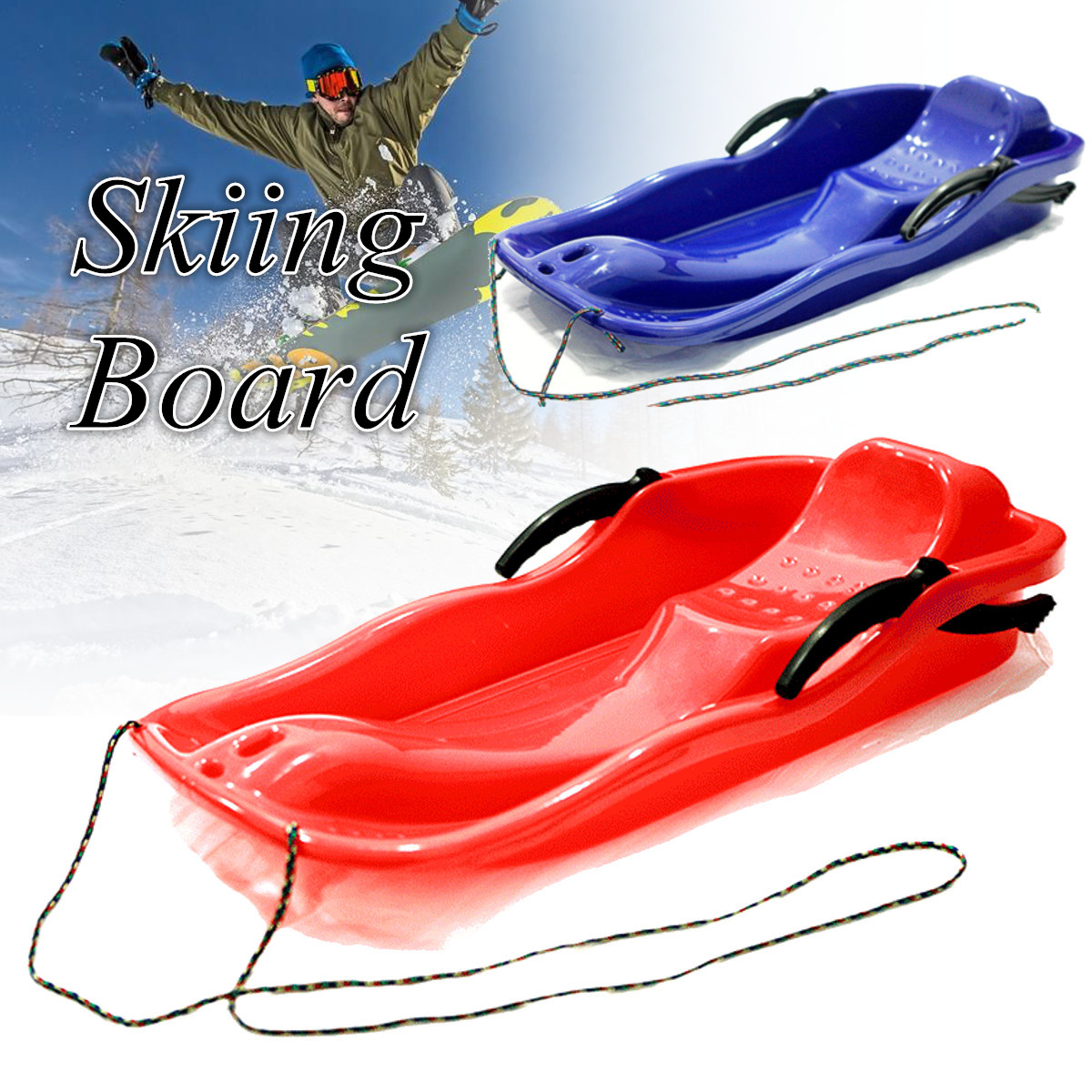 Outdoor-Plastic-Skiing-Board-Sled-Luge-Snow-Grass-Sand-Board-Pad-With-Rope-For-Double-People-1355099