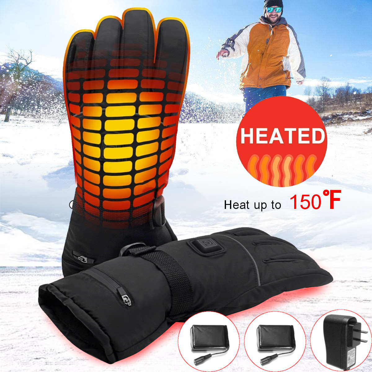 74V-2200MAH-Smart-Heated-Gloves-Men-Women-Winter-Electric-Heat-Warm-Sport-Glove-1246332