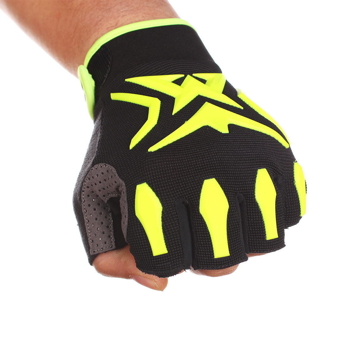 Outdoor-Adult-Kids-Cycling-Bike-GEL-Shockproof-Sport-Half-Finger-Ski-Gloves-1216996