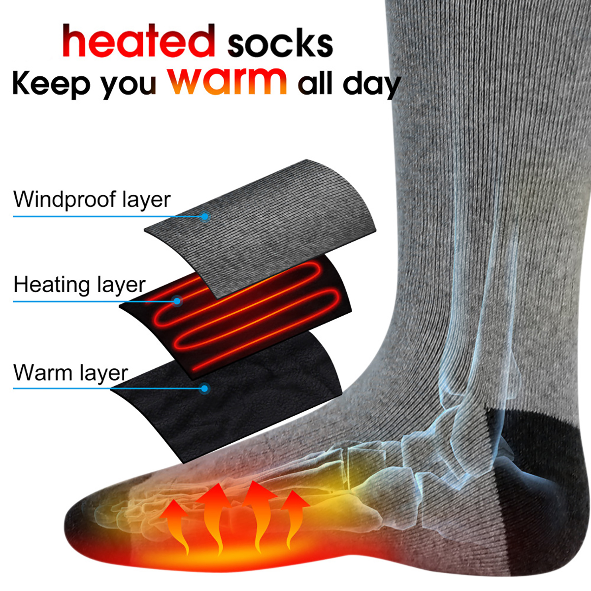 Cotton-Electric-Rechargeable-Battery-Heated-Socks-Winter-Cycling-Ski-Warmer-Feet-Socks-1416499