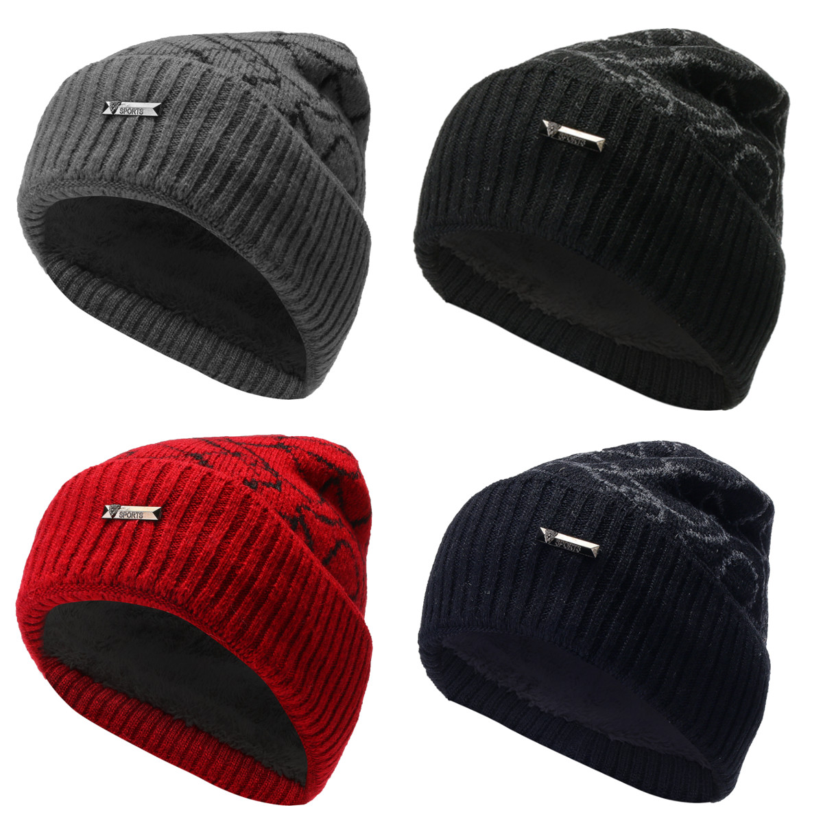 Fashion-Men-Camping-Hat-Winter-Beanie-Baggy-Warm-Wool-Fleece-Ski-Cap-1223183