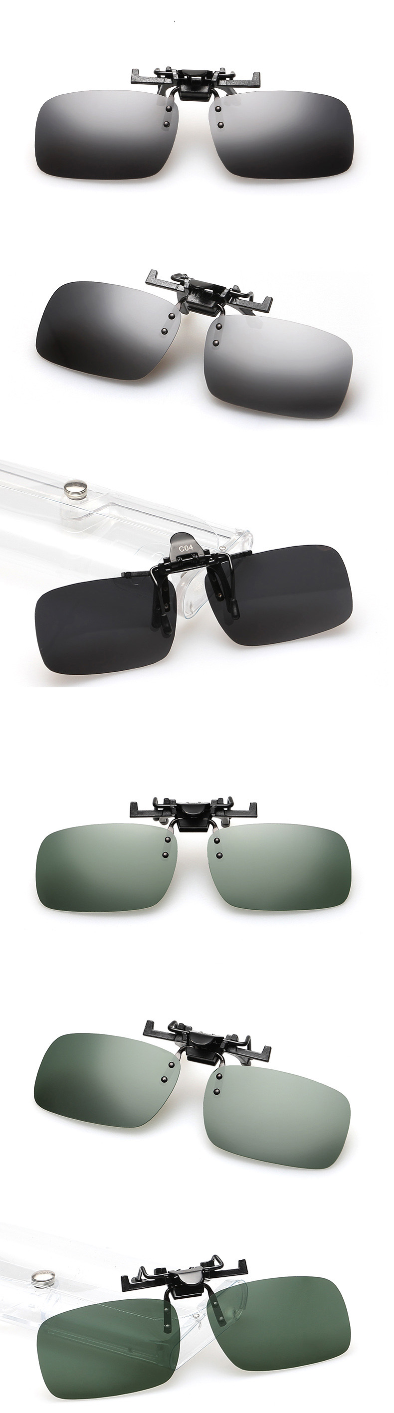 Polarized-Clip-On-Sun-Glassess-Glasses-Lens-Unisex-Night-Vision-Lens-995931