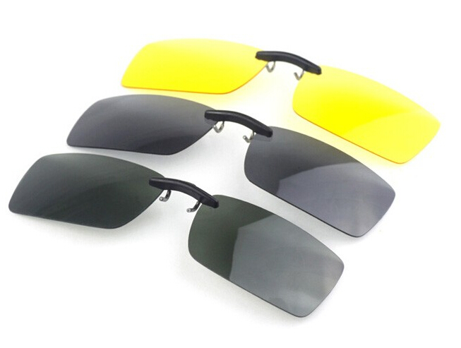Polarized-Clip-On-Sun-Glassess-Night-Vision-Clip-Driver-Glasses-Lens-961131