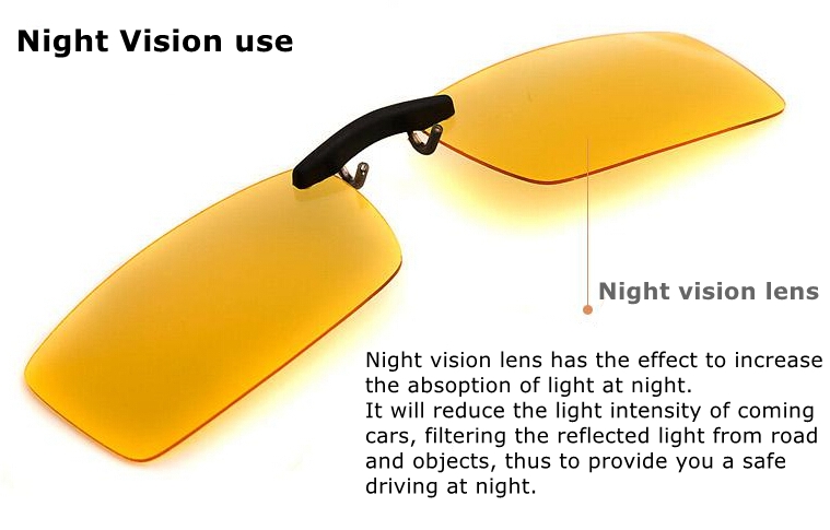 Polarized-Clip-On-Sun-Glassess-Night-Vision-Clip-Driver-Glasses-Lens-961131