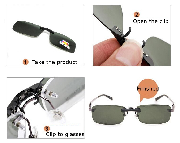 Polarized-Clip-On-Sun-Glassess-Night-Vision-Clip-Driver-Glasses-Lens-961131