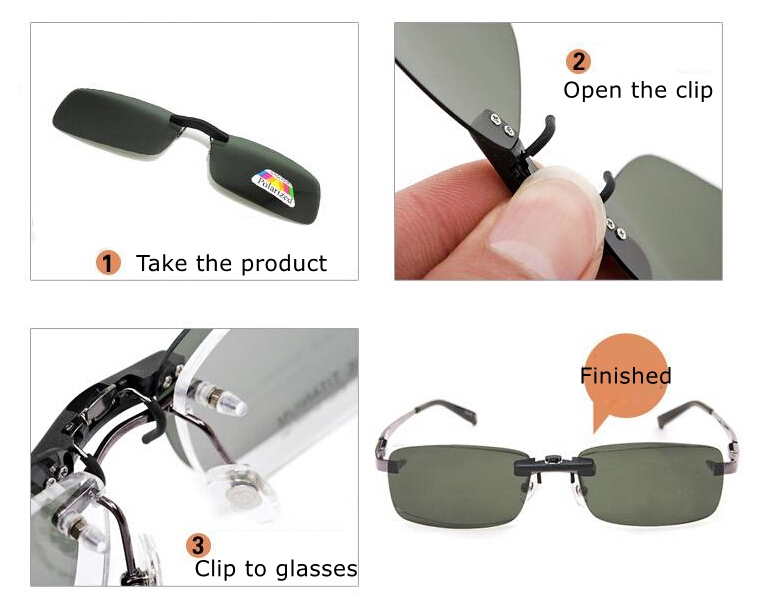 Polarized-Clip-On-Sun-Glassess-Night-Vision-Clip-Driver-Glasses-Lens-961131