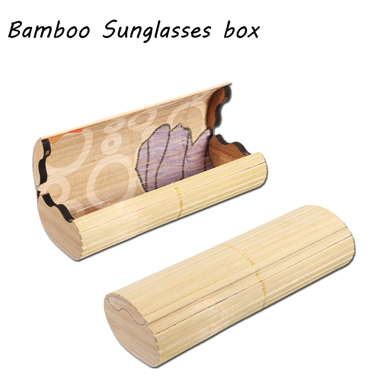 AZB-Bamboo-Oval-Glasses-Box-Hard-Sunglasses-Case-Eyewear-Fashion-Protector-Box-1349581