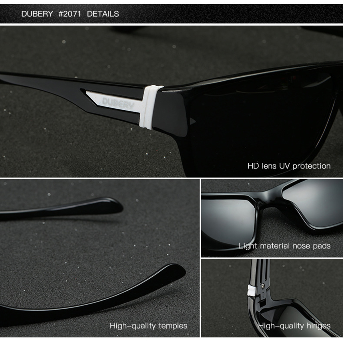 DUBERY-D2071-HD-Polarized-Sunglasses-Men-Women-Driving-Shades-Anti-glare-UV400-Protection-Goggles-1356874