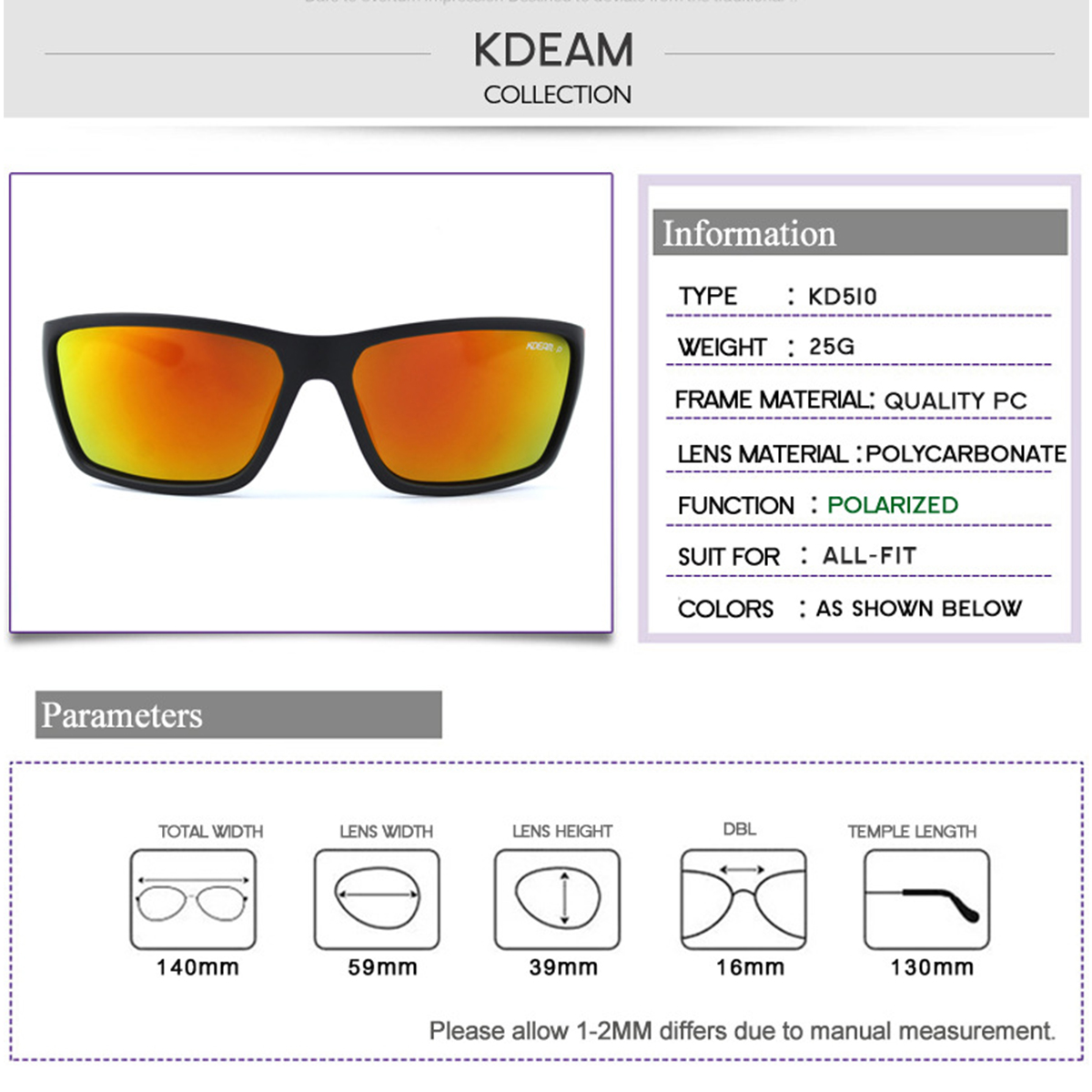 KDEAM-KD510-Summer-Polarized-Sunglasses-Men-HD-Polaroid-Lens-Exercise-Sun-Glasses-Goggles-With-Brand-1321887