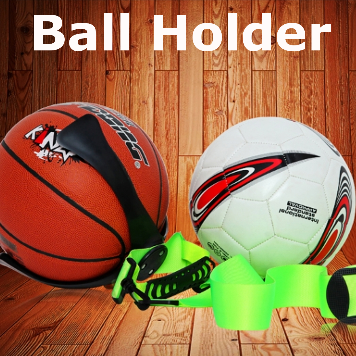 Basketball-Claw-Rack-Football-Holder-Wall-Mount-Display-Case-Organizer-1248693