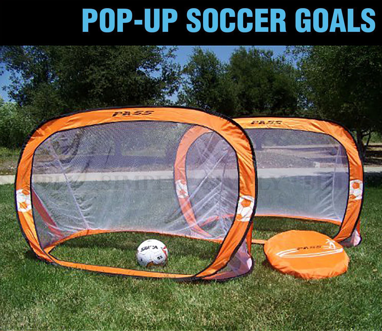 2-x-Mini-Pop-Up-Soccer-Goals-Football-Foldable-Net-Kids-Outdoor-Sports-Training-1244266
