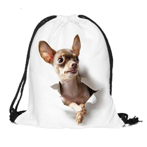 Dog-Escape-3D-Printing-Drawstring-Bag-Gym-Sport-Backpack-Outdoor-Leisure-Mochila-1070624