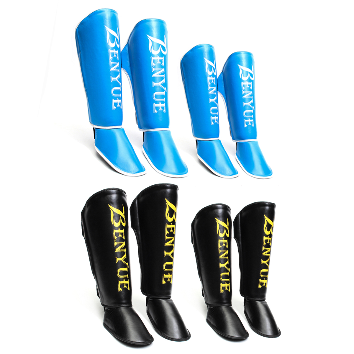 2Pcs-Shin-Instep-Pads-Leg-Foot-Protector-PU-LeatherEVA-Boxing-Thai-Kick-Muay-Training-Guard-1343863