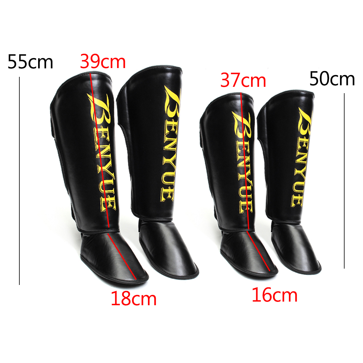 2Pcs-Shin-Instep-Pads-Leg-Foot-Protector-PU-LeatherEVA-Boxing-Thai-Kick-Muay-Training-Guard-1343863