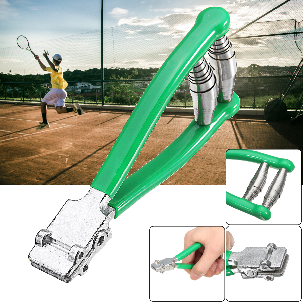 Tennis-Starting-Clamp-Knot-Stringing-Tool-Badminton-Racket-Racquet-1302459