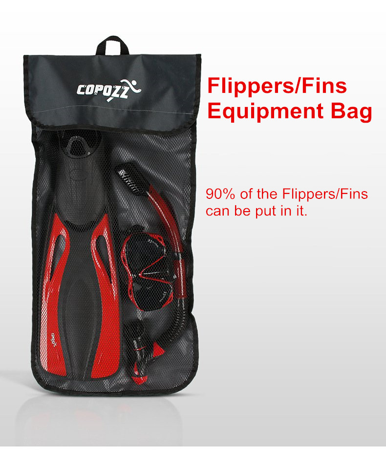 COPOZZ-3572CM-Mesh-Storage-Bag-for-Swimming-Diving-Flippers-Fins-Handbag-1167625