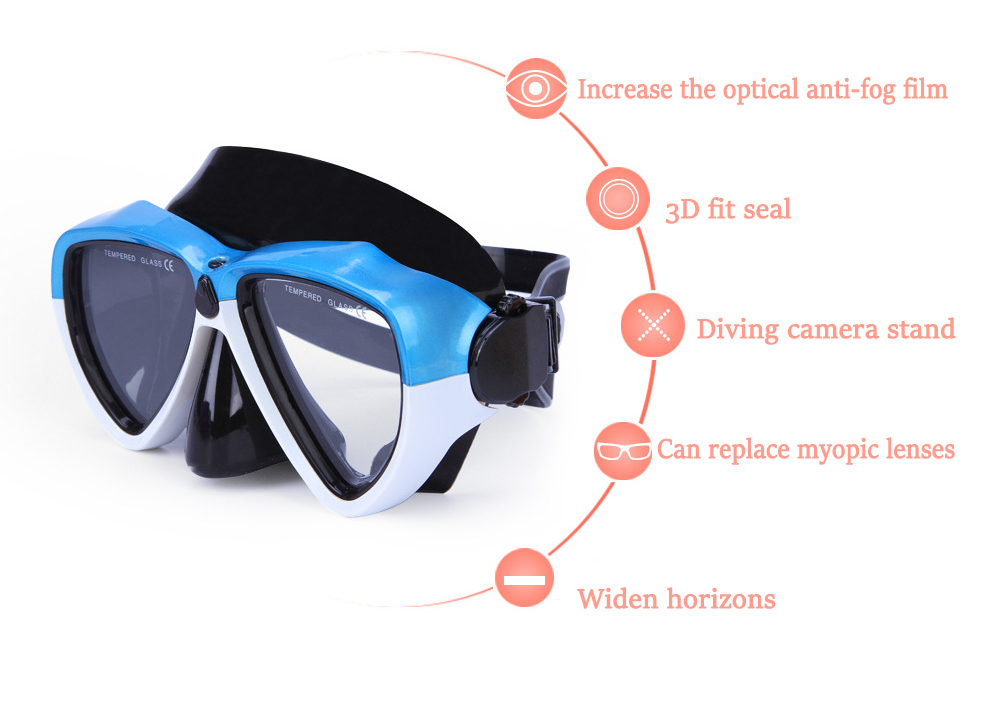 IPRee-Summer-Stent-Goggles-with-Camera-Bracket-Anti-Fog-Silicone-Diving-Snorkeling-Swimming-Glasses--1136788