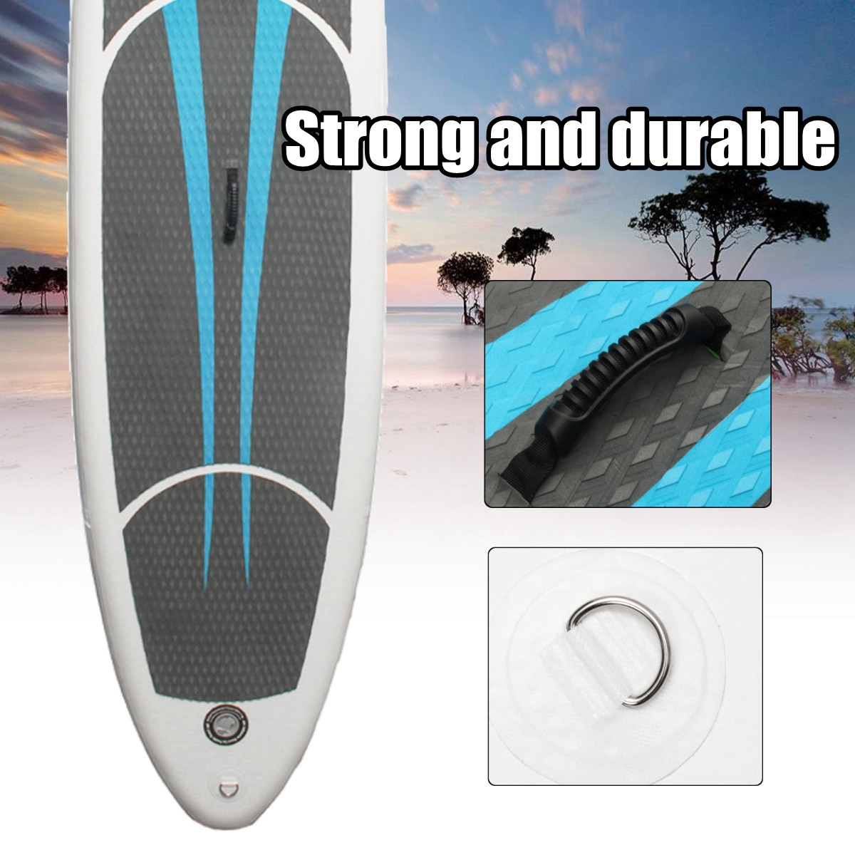 330x76x15CM-10FT-SUP-Inflatable-Surfing-Board-Kits-Soft-Surfboard-Stand-Up-Paddle-Board-with-3-Fin-1354495