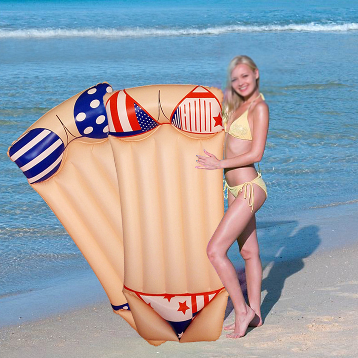 180x80cm-Inflatable-Air-Mat-Floating-Lounge-Water-Beach-Swimming-Pool-Bikini-Row-Pad-Bed-1243428