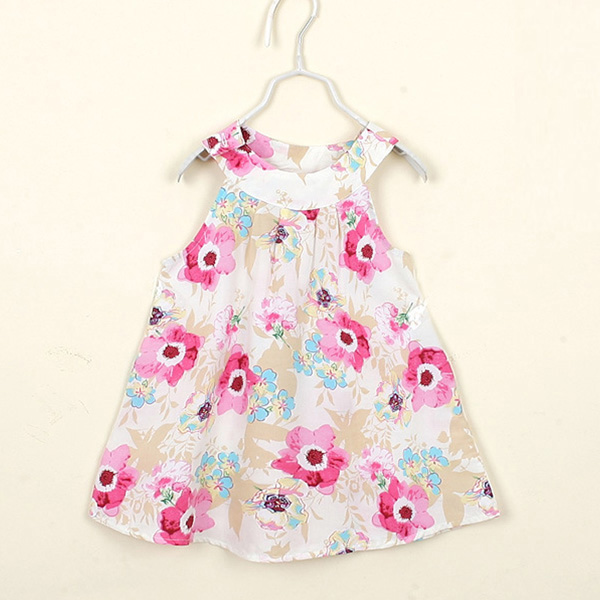 2015-Hot-Baby-Kids-Girls-Toddler-Party-Summer-Jumper-Skirt-Bottega-Veneta-Floral-Dress-980001