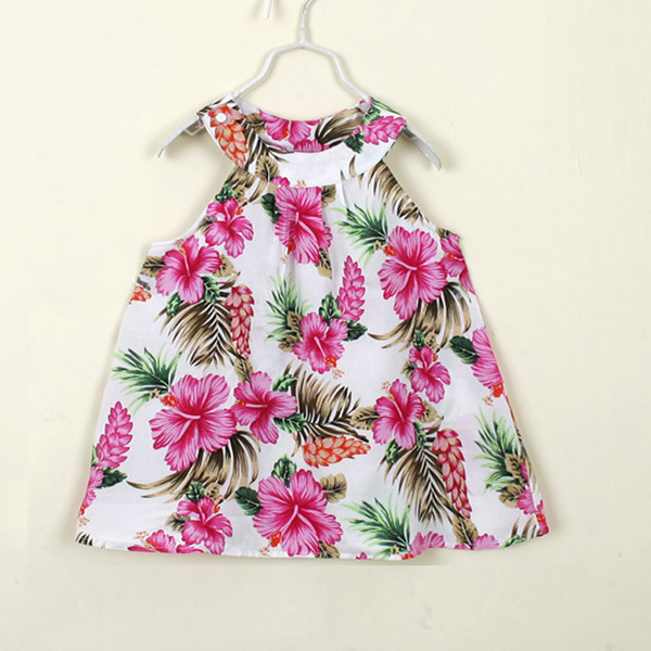 2015-Hot-Baby-Kids-Girls-Toddler-Party-Summer-Jumper-Skirt-Bottega-Veneta-Floral-Dress-980001