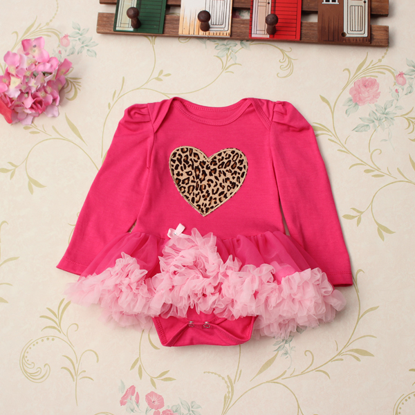 4Pcs-Baby-Girl-Headbrand-Romper-Skirt-Outfit-Shoes-Suit-Set-958847