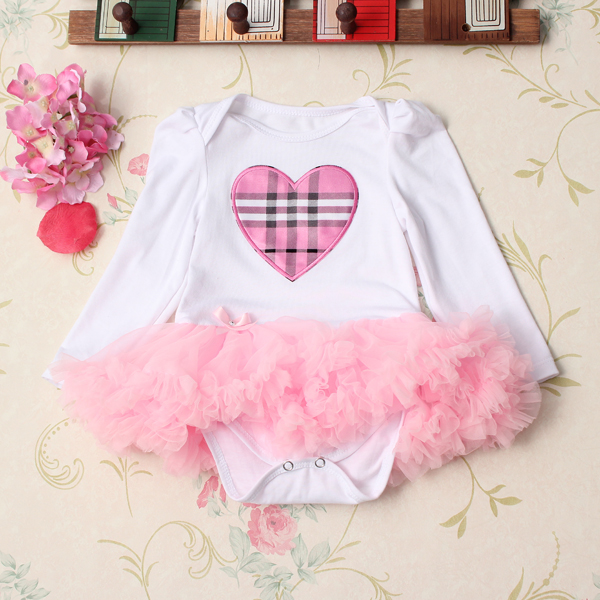 4Pcs-Baby-Girl-Headbrand-Romper-Skirt-Outfit-Shoes-Suit-Set-958847