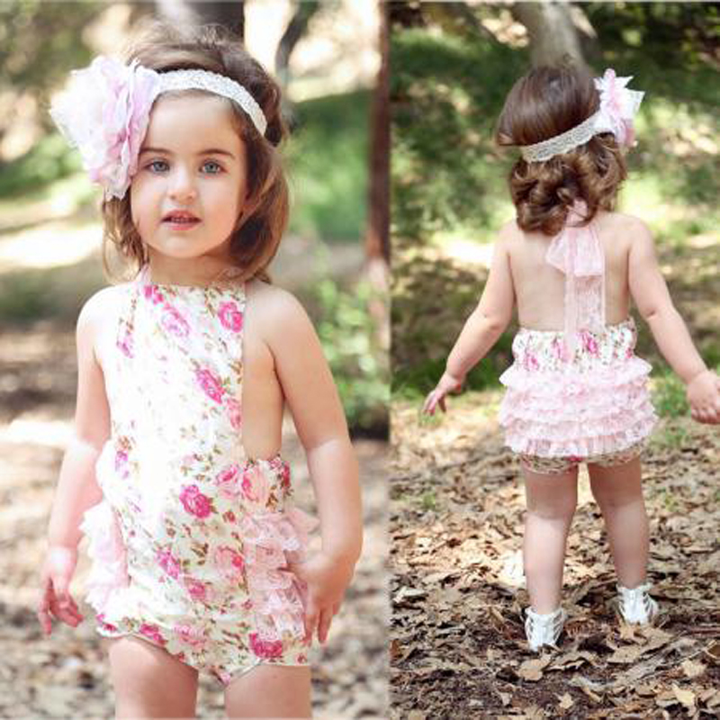 Baby-Kids-Girls-Romper-Toddlers-Short-Lace-Flower-Sets-Sunsuit-Outfit-978409