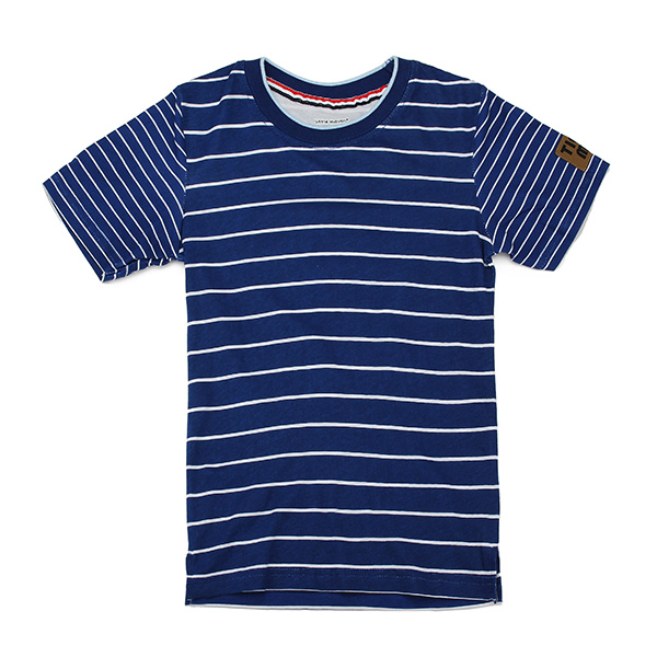 2015-New-Little-Maven-Blue-White-Stripe-Baby-Children-Boy-Cotton-Short-Sleeve-T-shirt-980722