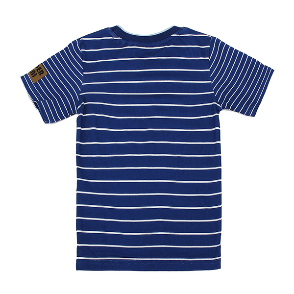 2015-New-Little-Maven-Blue-White-Stripe-Baby-Children-Boy-Cotton-Short-Sleeve-T-shirt-980722