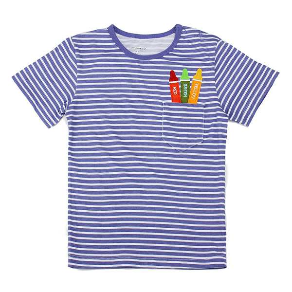 2015-New-Little-Maven-Light-Blue-Stripe-Crayon-Baby-Children-Boy-Cotton-Short-Sleeve-980924
