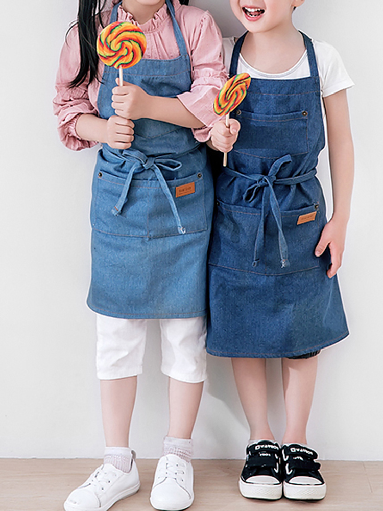 Children-Gardening-Cooking-Cotton-Linen-Aprons-Denim-Dress-with-Pockets-1367257