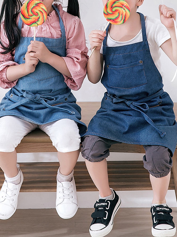 Children-Gardening-Cooking-Cotton-Linen-Aprons-Denim-Dress-with-Pockets-1367257