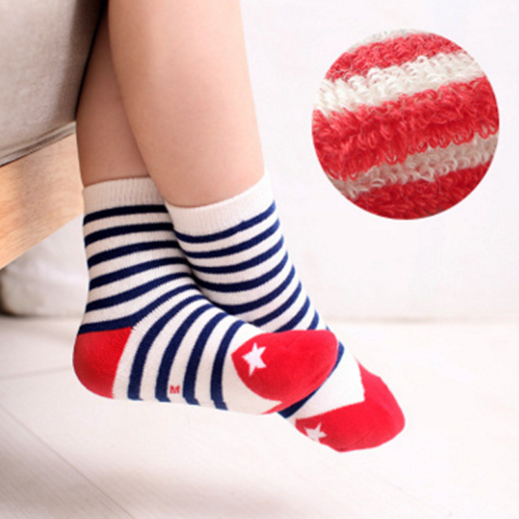 5-PairsLot-Cotton-British-Flag-Mix-Color-Socks-Stripe-Dot-Ventilation-Children-Socks-1114564