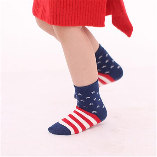 5-PairsLot-Cotton-British-Flag-Mix-Color-Socks-Stripe-Dot-Ventilation-Children-Socks-1114564