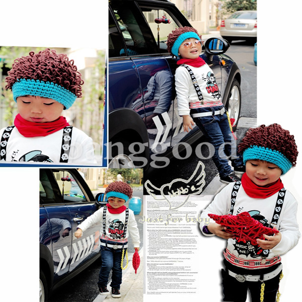 April-Fools-Day-Baby--Wigs-Cap-Lovely-Knitted-Hat-Children-Chapeau-72232