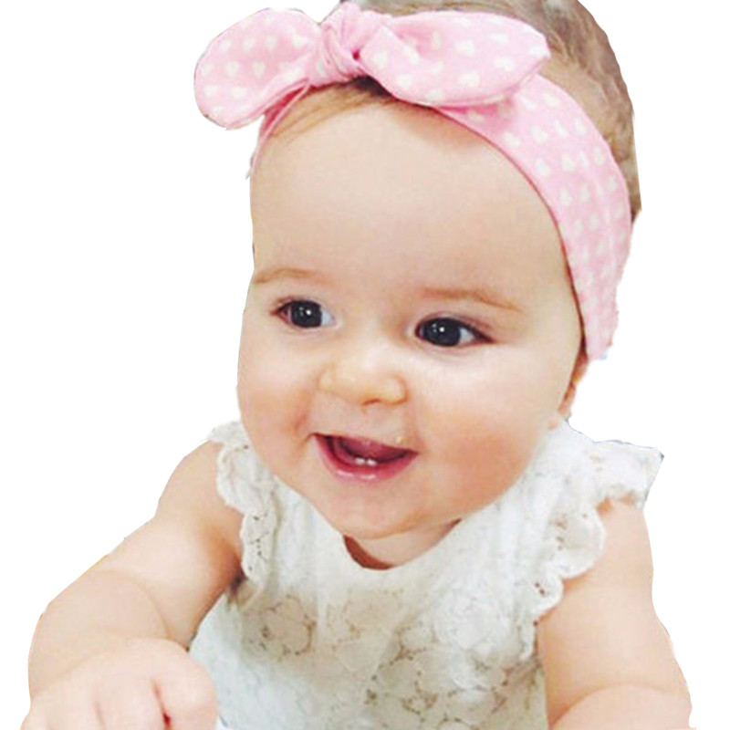 Cute-Baby-Knot-Rabbit-Hair-Band-Headbrand-Dot-Turban-Headwrap-Girls-Kids-Toddler-1039920