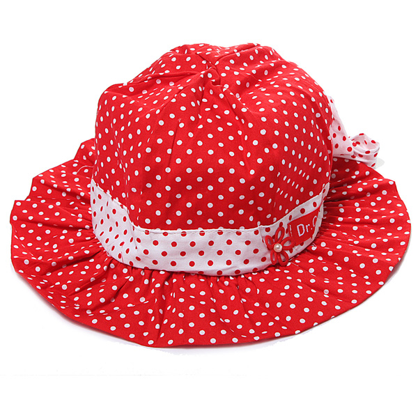 Toddler-Baby-Girls-Sun-Polka-Dot-Hat-Bow-Lace-Cotton-Bucket-Cap-1089813