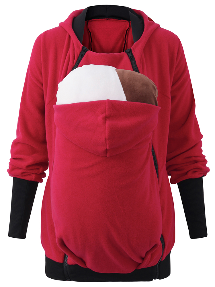 3-In-1-Babywearing-Jacket-Multifunctional-Mother-Kangaroo-Zipper-Hoodie-1176158