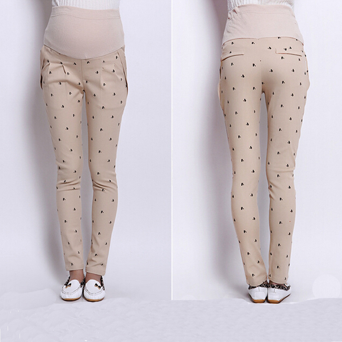 Abjustable-Pregnant-Women-Abdominal-Maternity-Pants-Belly-Leggings-Trousers-1009465