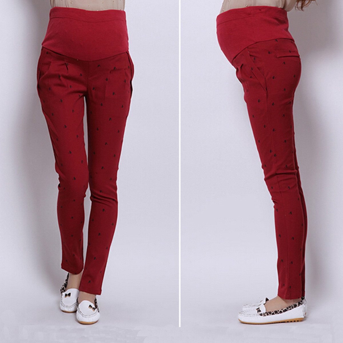 Abjustable-Pregnant-Women-Abdominal-Maternity-Pants-Belly-Leggings-Trousers-1009465