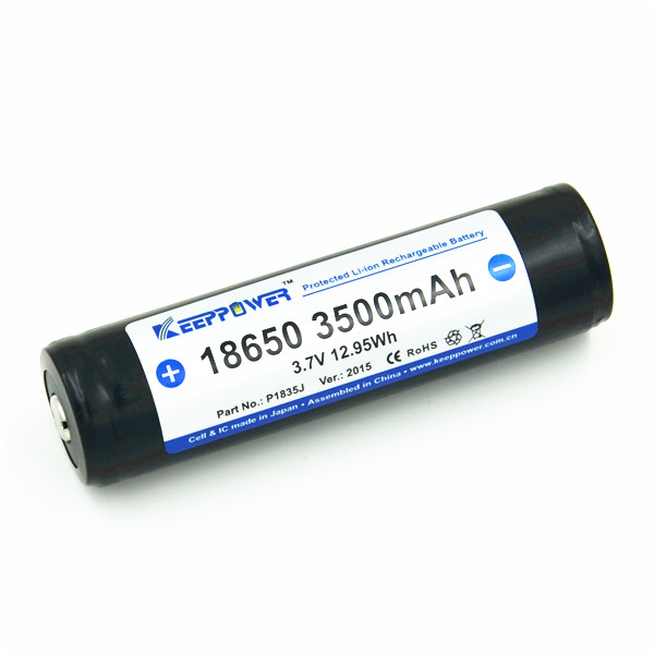 1PC-KeepPower-P1835J-18650-3500mAh-37V-Rechargeable-Battery-994654