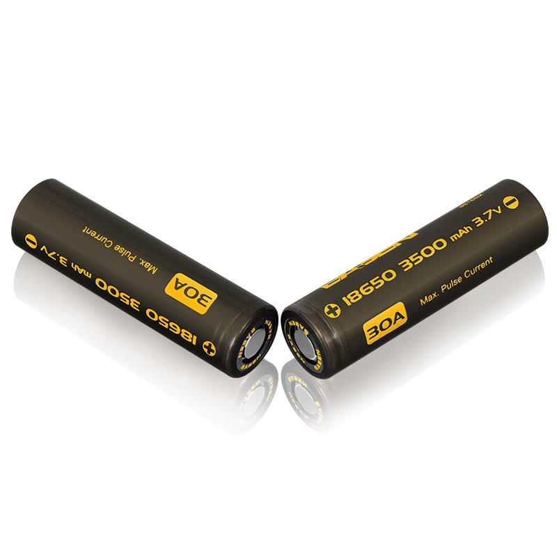 2pcs-Basen-BS186M-18650-3500mah-37V-30A-High-Drain-Flat-Top-Rechargeable-Li-ion-Battery-1038118