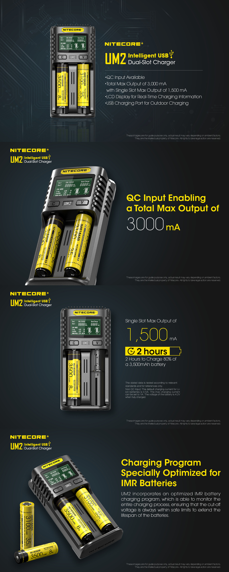 NITECORE-UM2-LCD-Screen-Display-5V2A-Lithium-Battery-Charger-2-Slots-Smart-Rapid-Charger-For-NITECOR-1429020