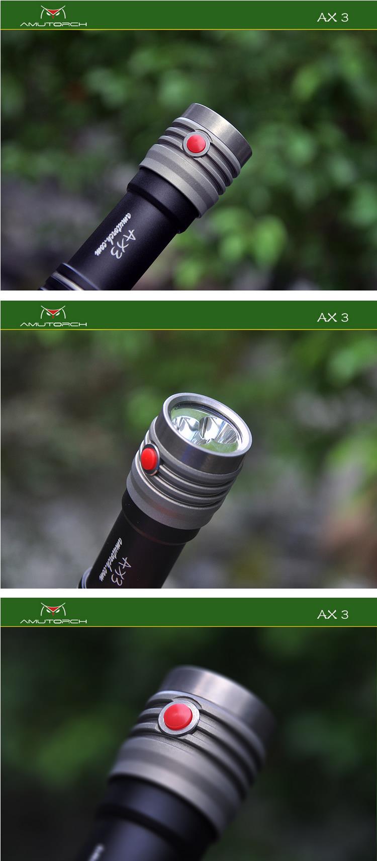 Amutorch-AX3-2x-XP-L-HD-2500LM-Stainless-Steel-EDC-Campact-18650-LED-Flashlight-Outdoor-Mini-Torch-1352270