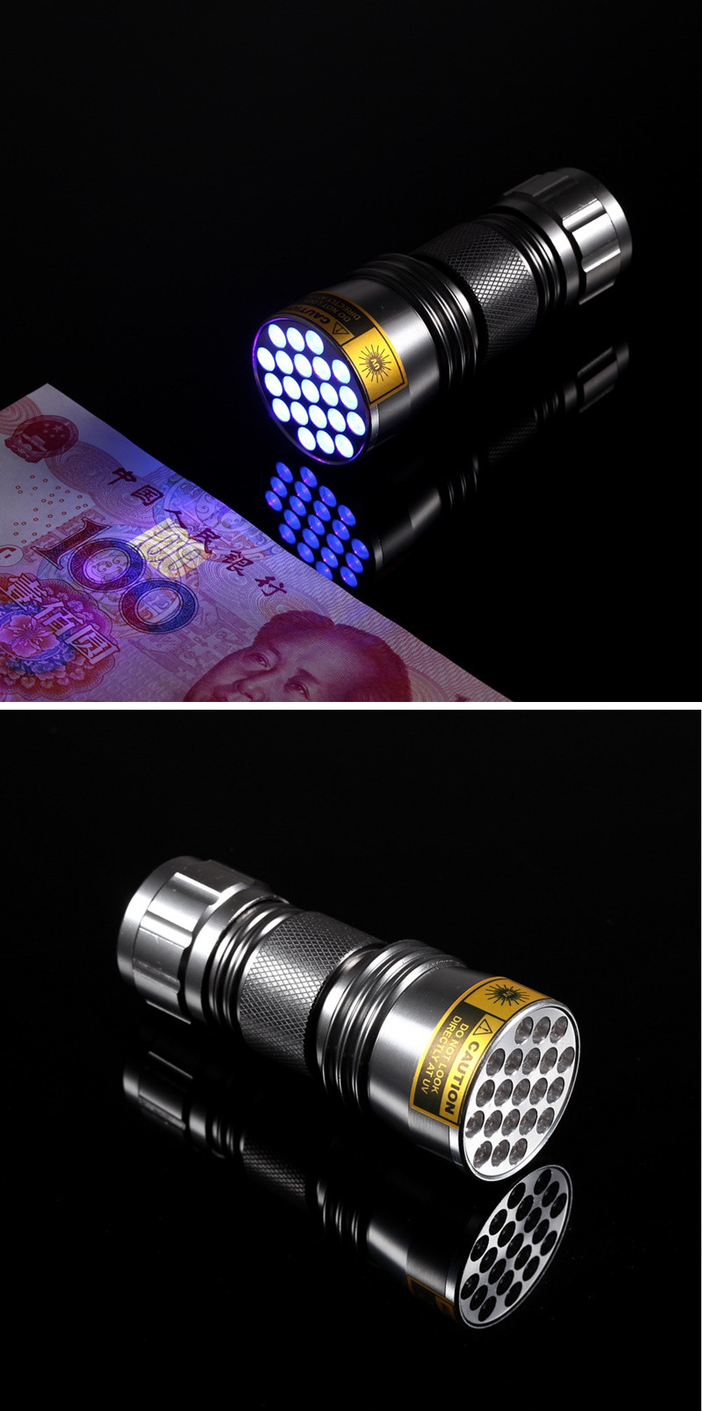 XANES-U03-21LEDs-400nm-Violet-UV-LED-Flashlight-Fluorescence-Sterilization-Banknote-Detection-Pen-1287882