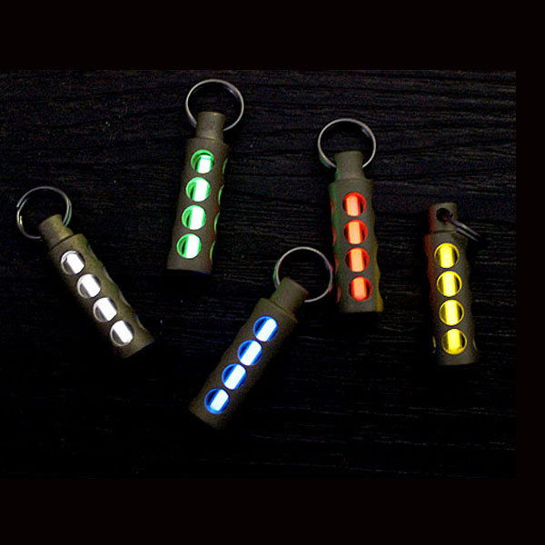 Copper-Brass-Cylinder-Keychain-Lantern-With-3x225mm-Tritium-Vials-1051587